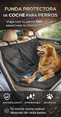Protector Premium de Asiento para Mascotas – Anti Arañazos + Impermeable