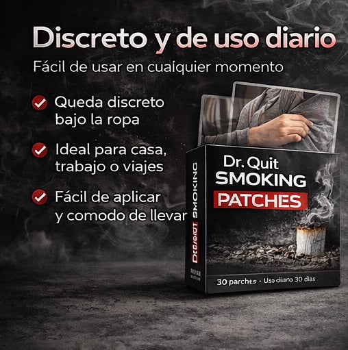 Parches Antitabaco 30 Días – Apoyo diario