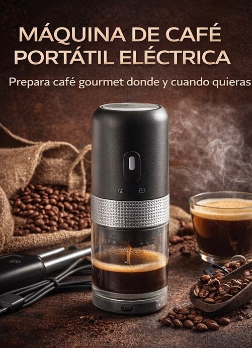 ☕ Cafetera Portátil Eléctrica – Café Recién Molido Donde Quieras