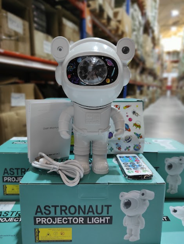 Proyector astronauta con altavoz bluetooth