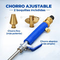 Pistola de Agua a Presión para Manguera – Chorro Ajustable Alta Potencia