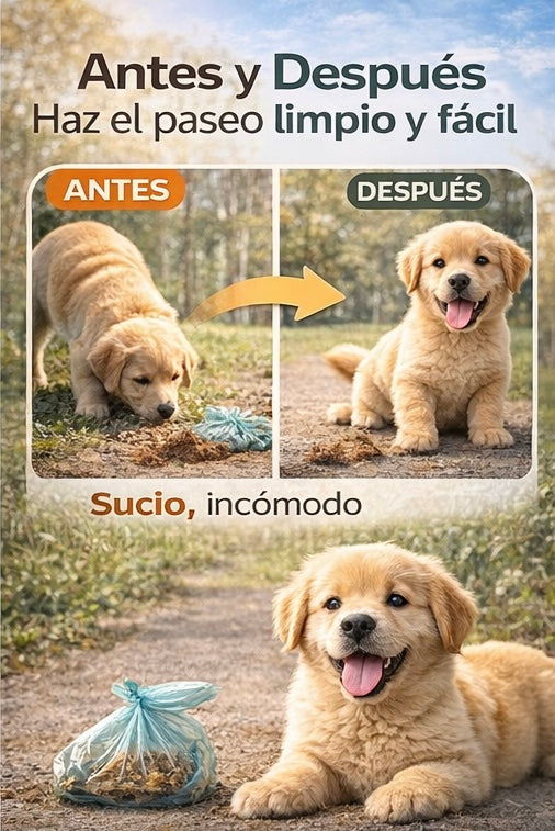 Recogedor de Excrementos para Mascotas – Sin Mancharte las Manos