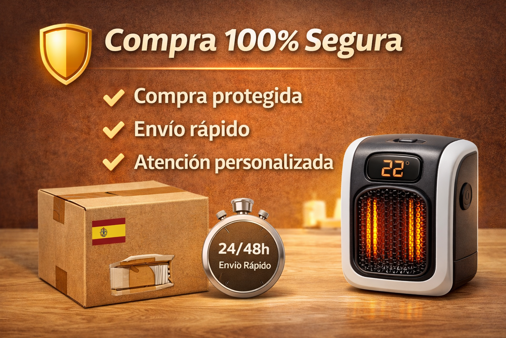 Mini Calefactor Cerámico 800W