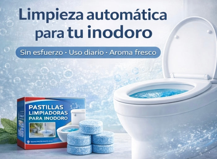 Pastillas limpiadoras para inodoro – Limpieza automática