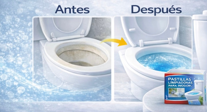 Pastillas limpiadoras para inodoro – Limpieza automática
