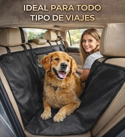 Protector Premium de Asiento para Mascotas – Anti Arañazos + Impermeable