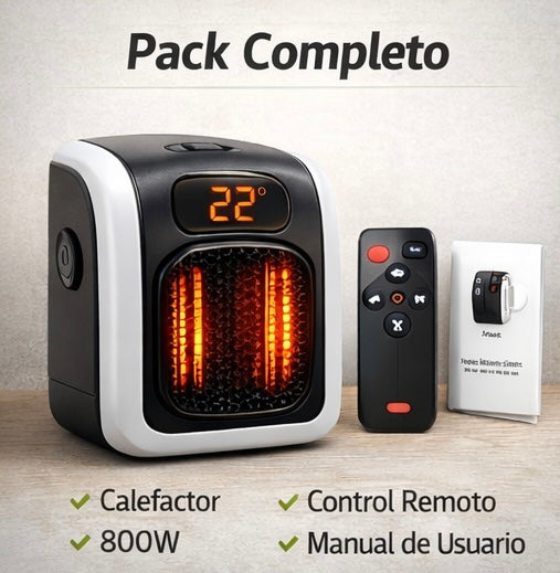 Mini Calefactor Cerámico 800W