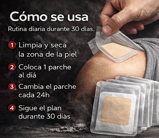 Parches Antitabaco 30 Días – Apoyo diario