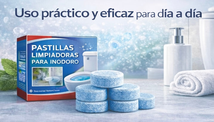 Pastillas limpiadoras para inodoro – Limpieza automática