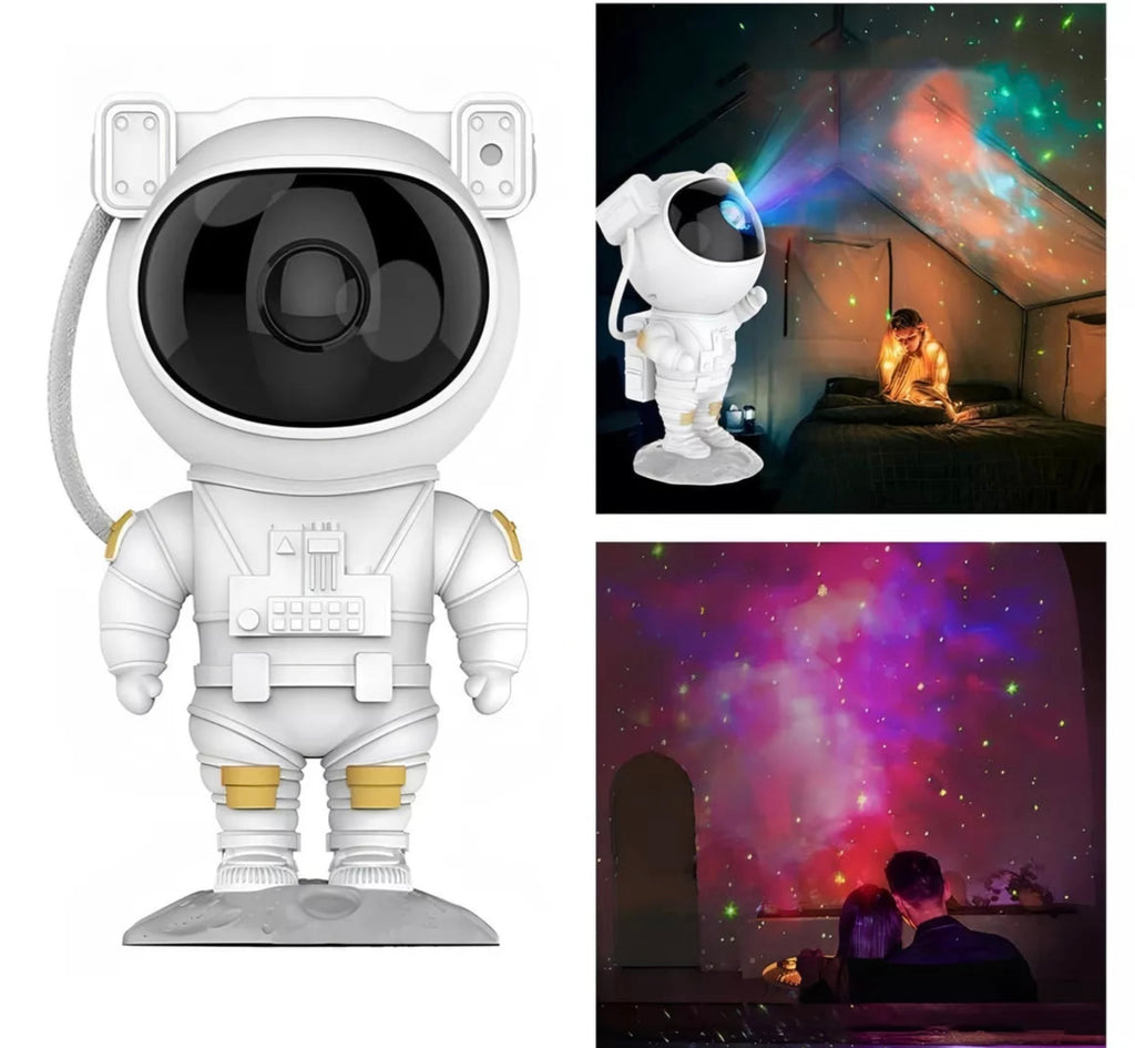 Proyector astronauta con altavoz bluetooth